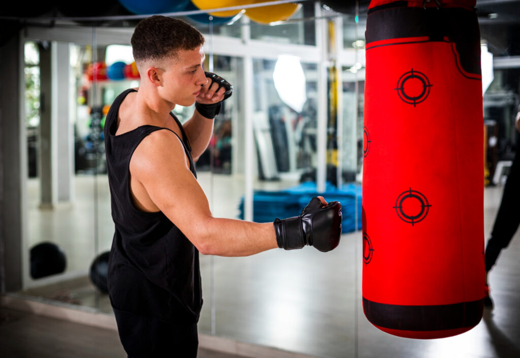 At-home boxing workout